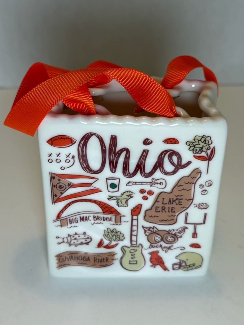 Starbucks “Ohio” Ceramic Been There Series Collectible Ornament